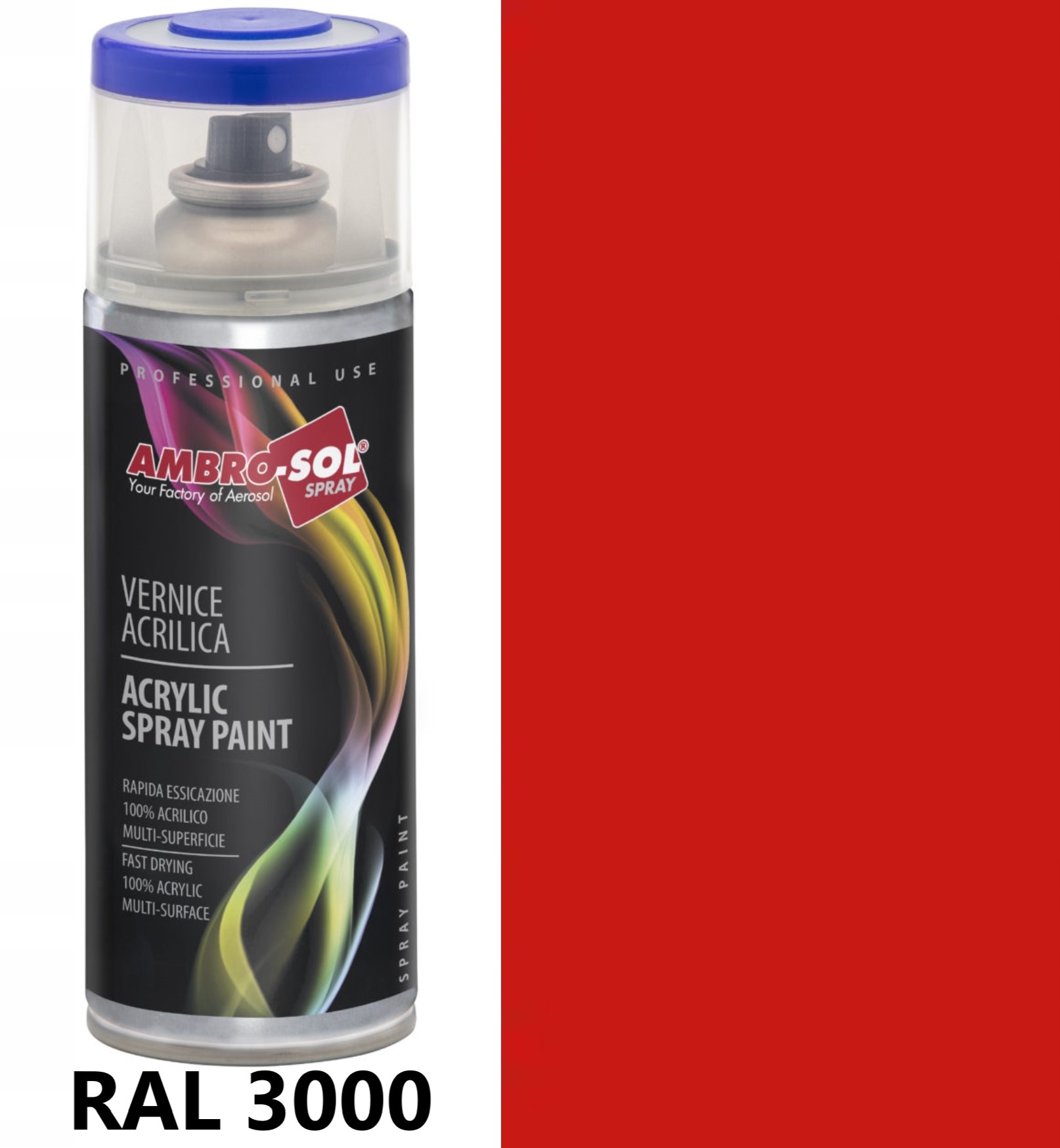 

3000 Ral Lakier Akrylowy Farba Spray Ambrosol