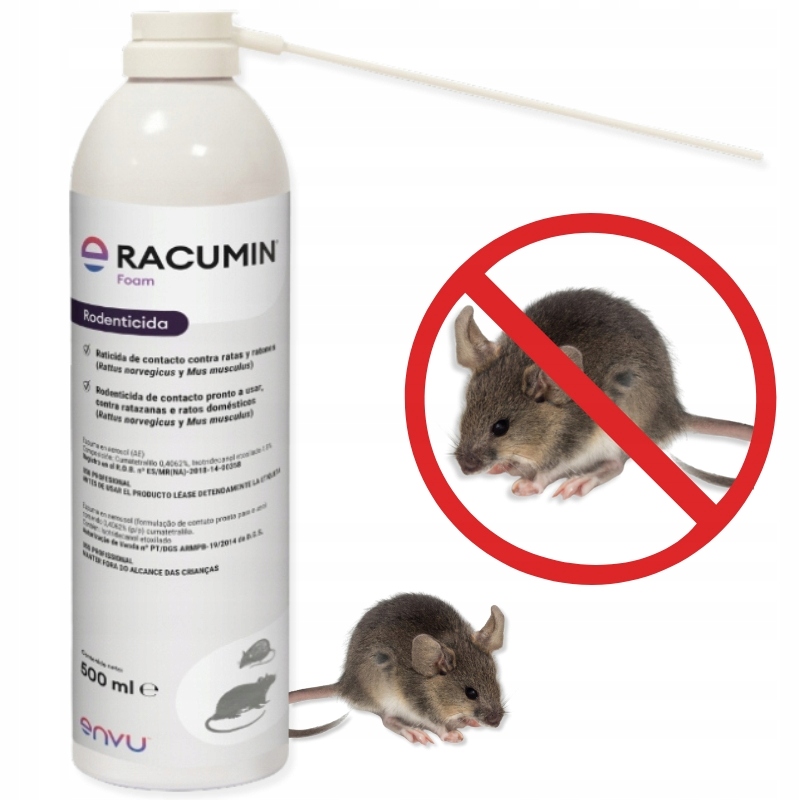 Racumin Foam Specjalna trutka Piana na Myszy i Szczury Envu
