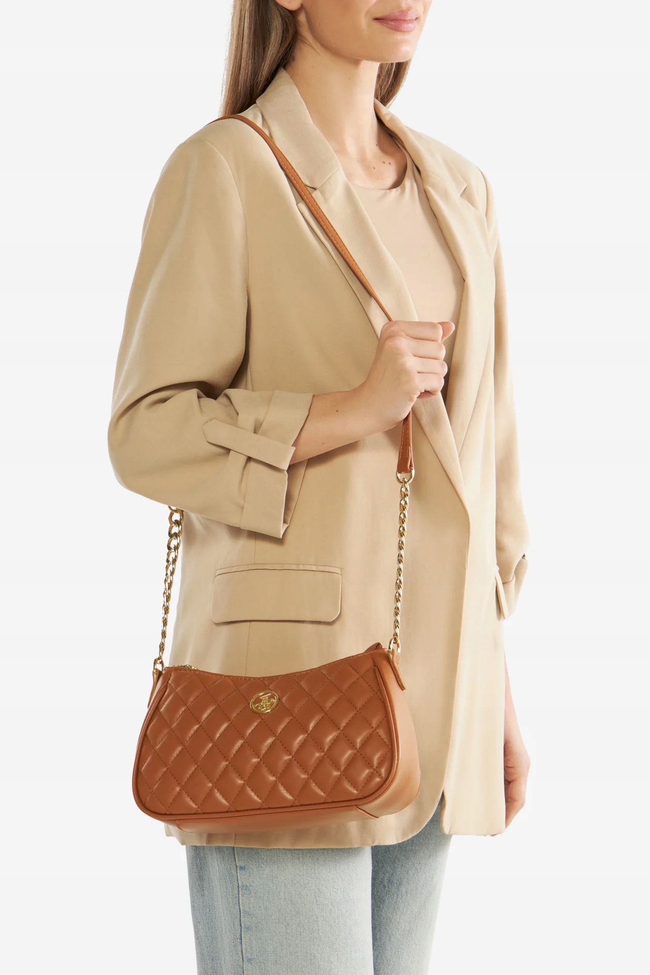 Beverly Hills Polo Club kabelka eko kůže hnědá 5905588941231