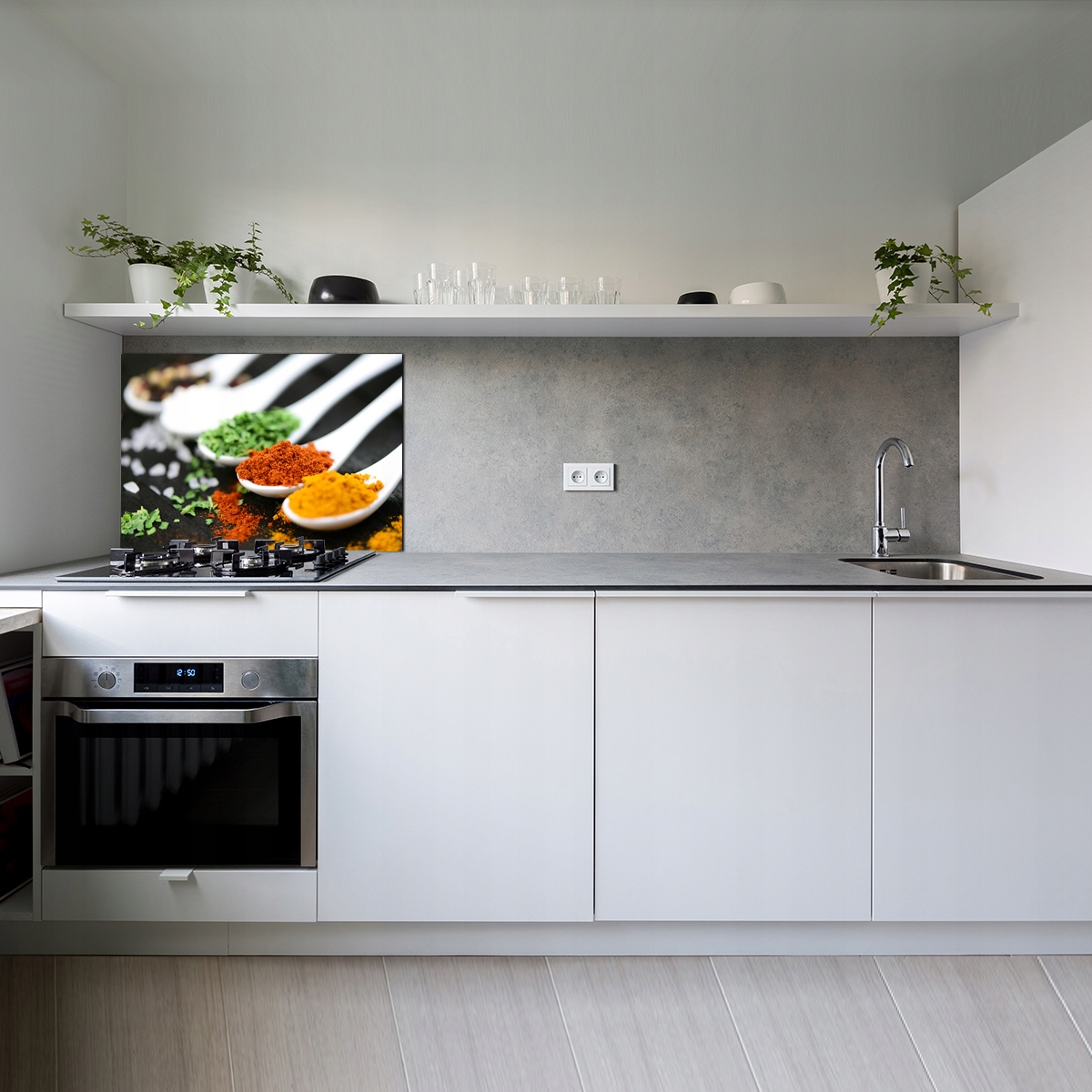 Panel Szklany Przyprawy i zioła 62343188 125x50 Materiał szkło hartowane