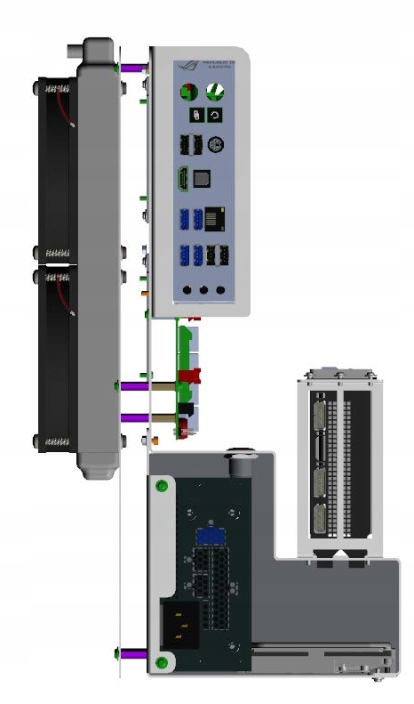 Obudowa M-CASE 2 mATX+ RAL / Open case / Test Bench Producent inny