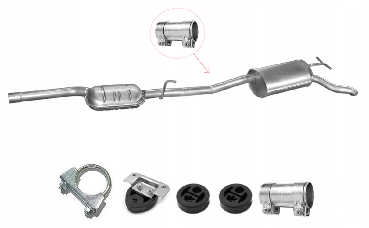 MERCEDES E220 W210 2.2 D (95-99) Вихлопна система