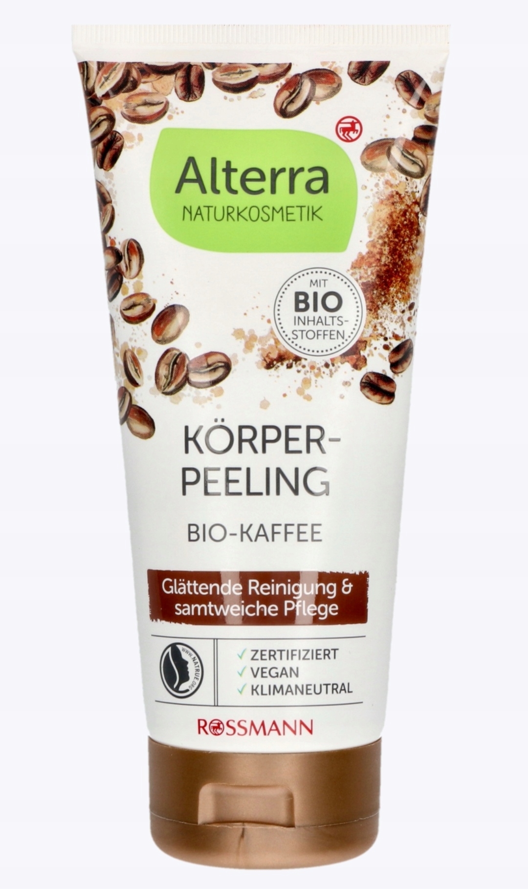 Alterra 200 ml kawowy peeling do ciała BIO