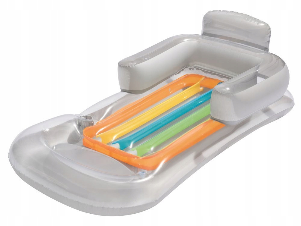 43028 MATERAC Z OPARCIEM FOTEL BESTWAY KOLORY DMUCHANY DO WODY Maksymalne obciążenie 90 kg