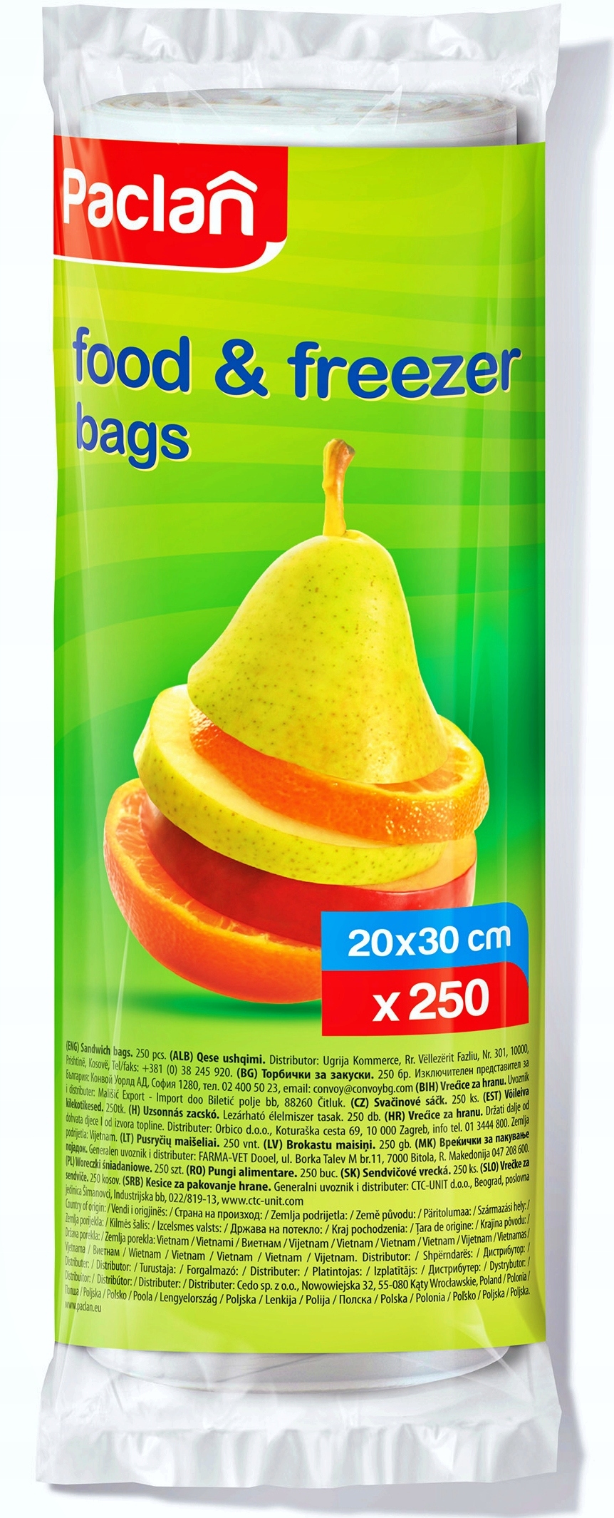 

Woreczki Sniadaniowe Do Zywnosci Paclan 250 szt