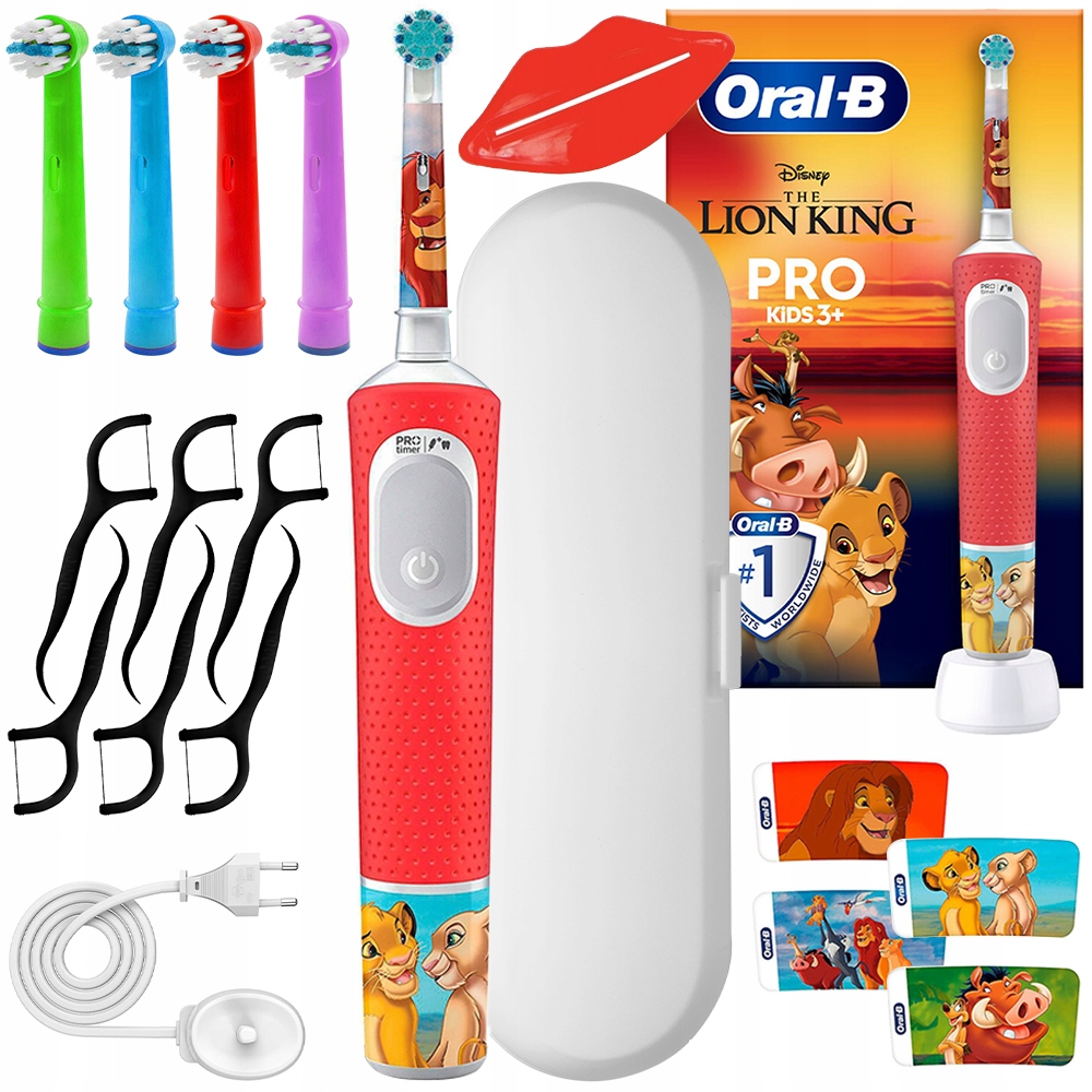 Szczoteczka Elektryczna Oral-b Vitality Pro 103 Król Lew Etui Końcówki