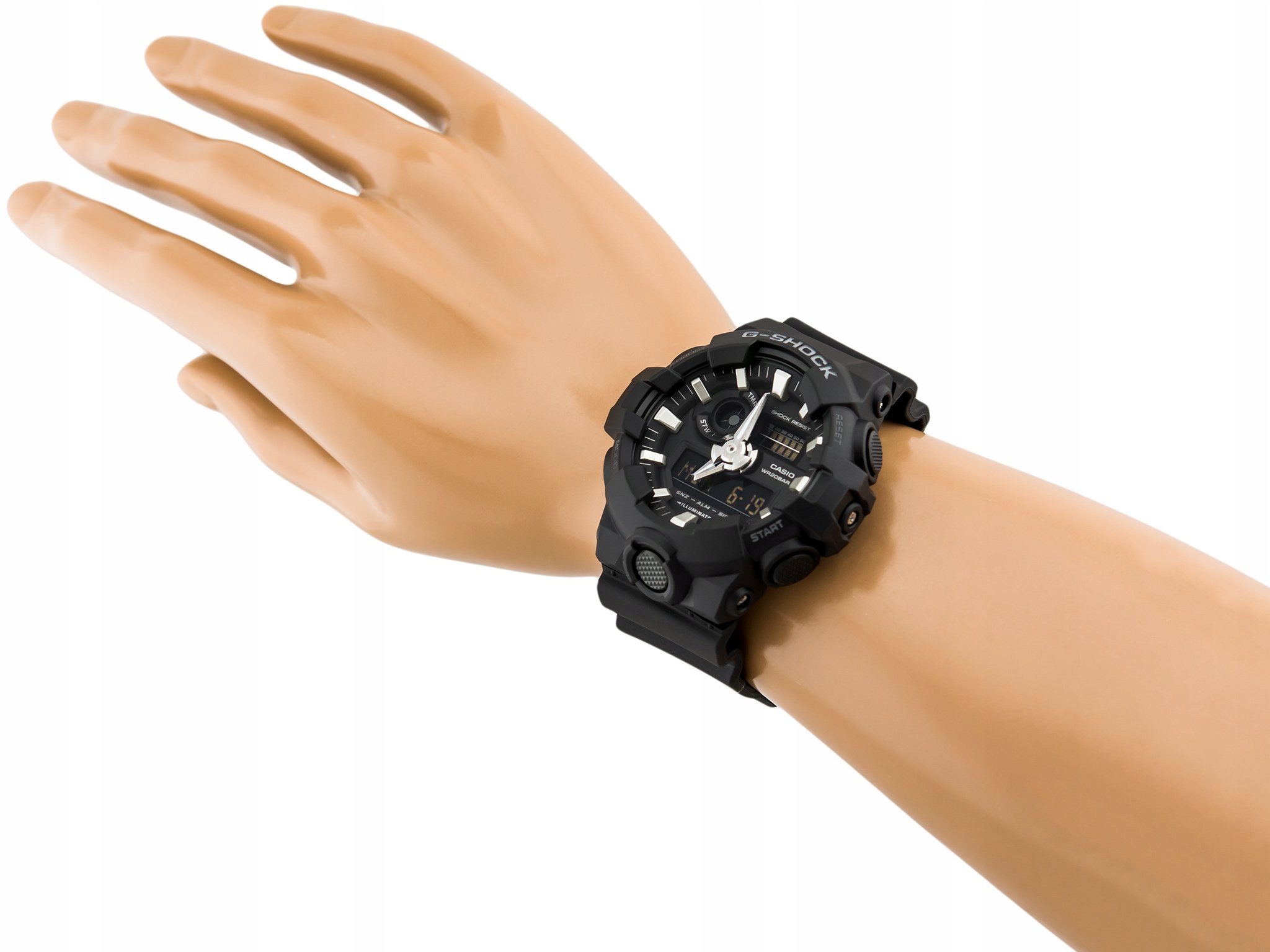 MĘSKI ZEGAREK CASIO GA-700-1BER G-SHOCK 200M ALARM Rodzaj analogowo - cyfrowe