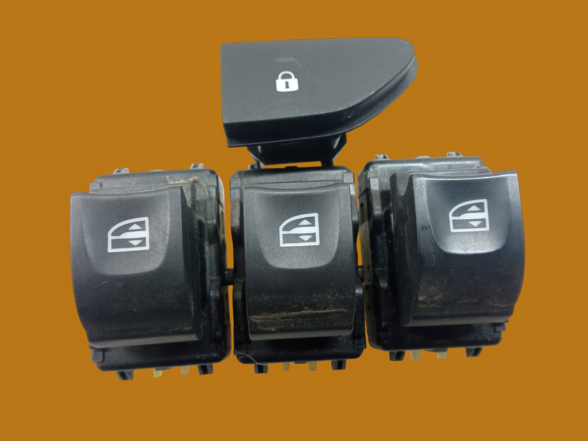 window control switch of a lock central KOMPLET 254218614R Renault Clio IV