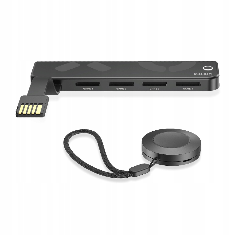 Unitek czytnik 4 kart kartridży do konsoli Nintendo Switch pilot