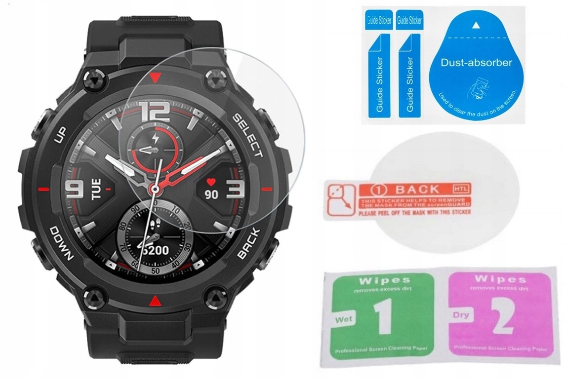 

4 x Szkło Hartowane 9H / Xiaomi Amazfit T-Rex