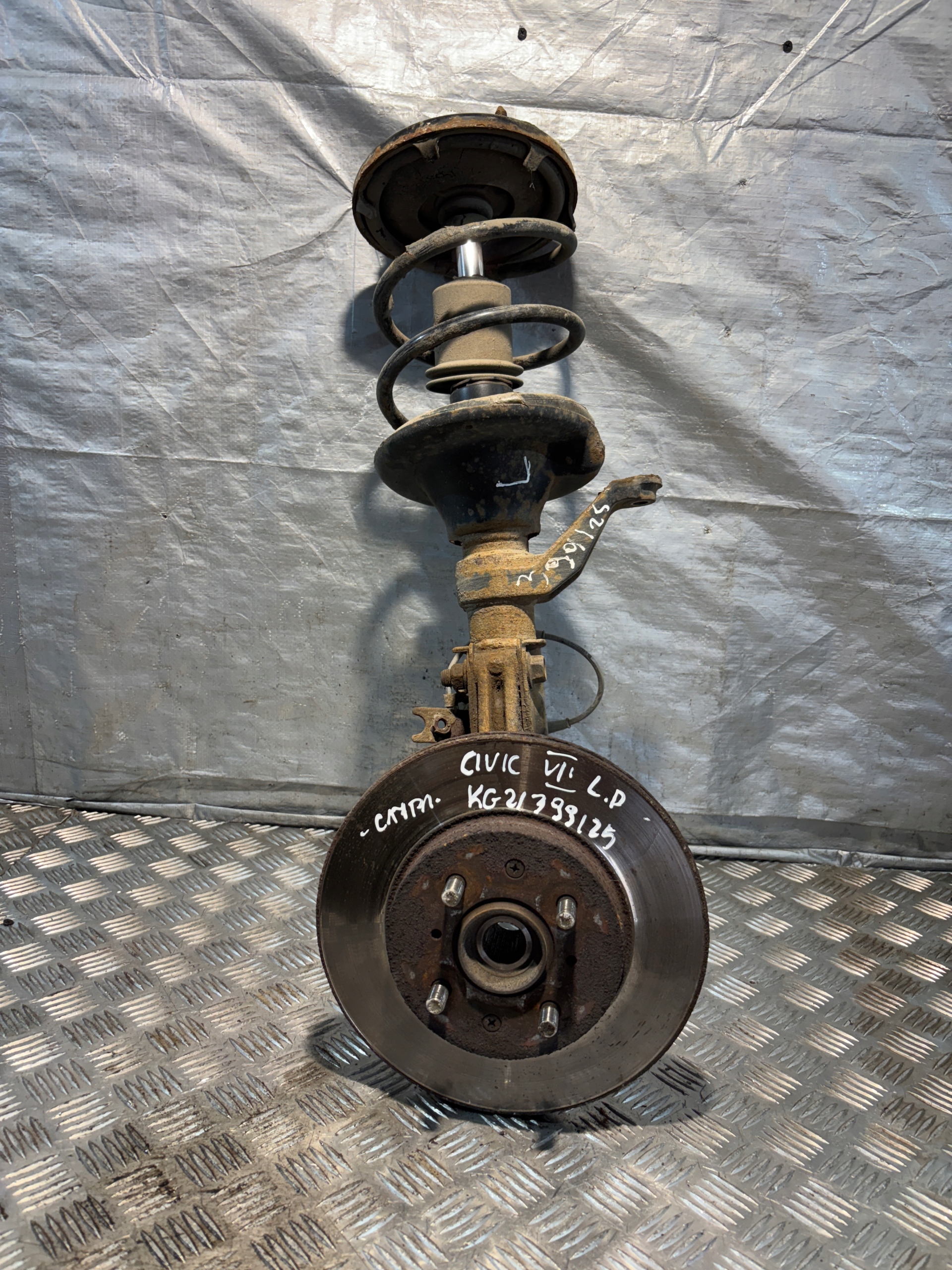 shock absorber spring swing left front Honda Civic VII 7 1.4B