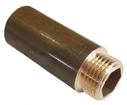 

Przedłużka 3/4'' Mosiężna 80 mm Gw/gz Wzmacniana
