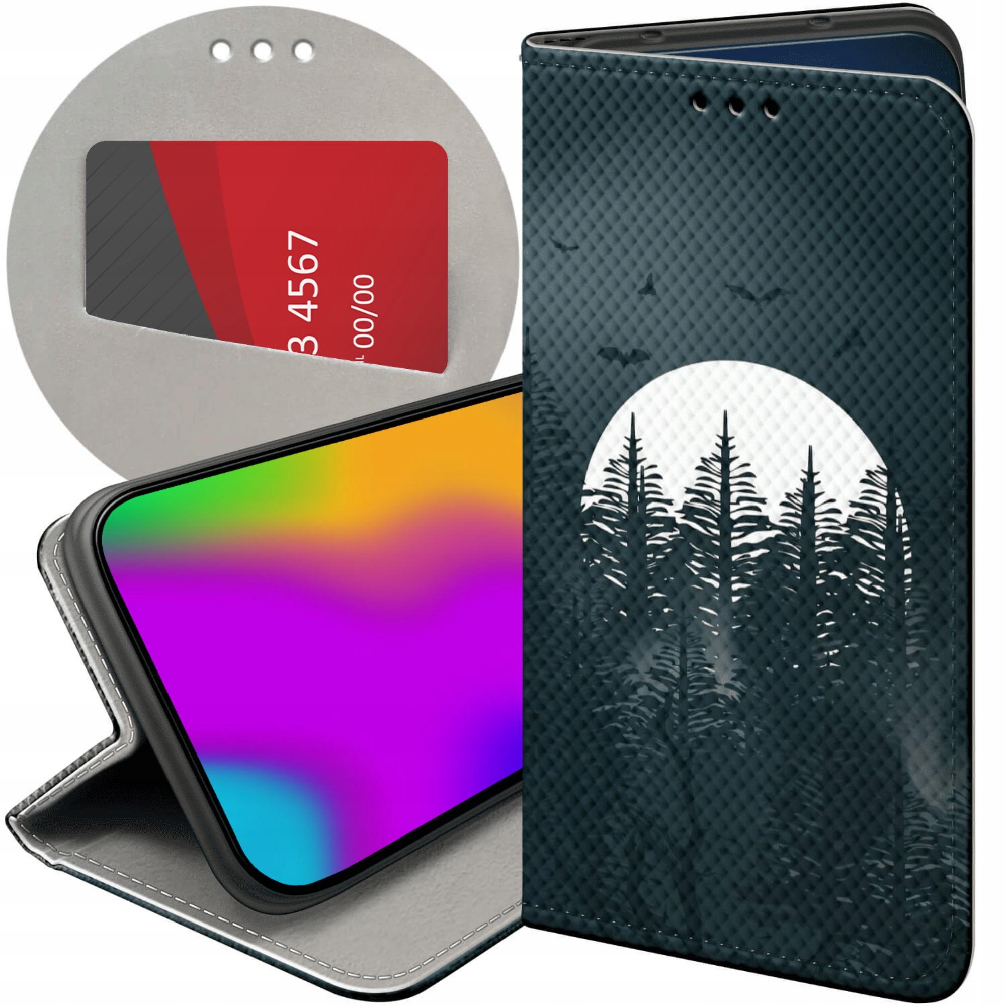 Etui Z Klapką Do Oppo RENO12 5G Mroczne Horror Straszne Futerał Case