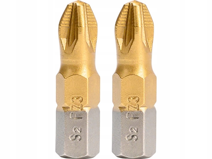 

Końcówki do wkrętarek bity Torx PZ3 2szt Tytanowe
