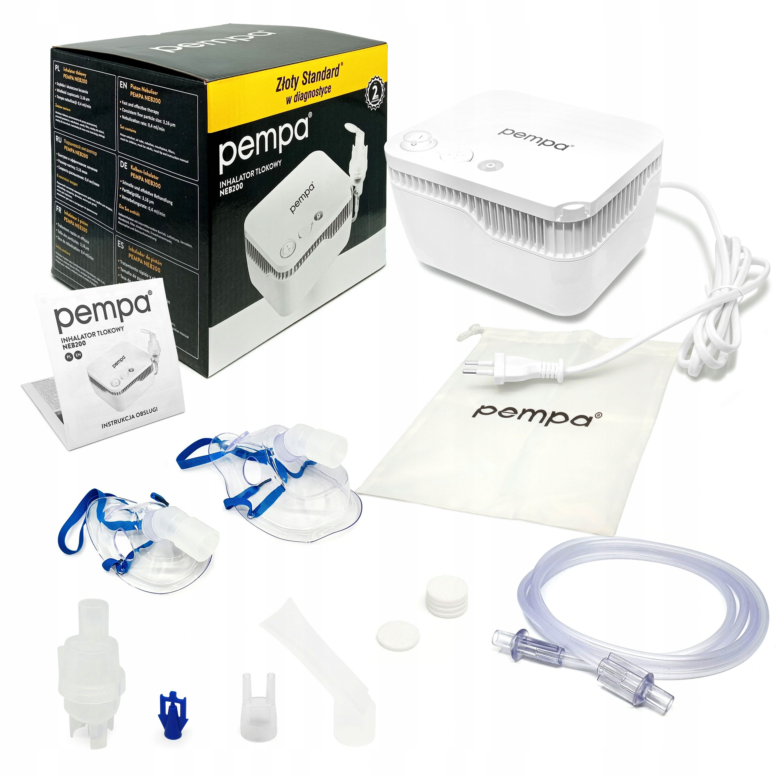 

Pempa Inhalator Nebulizator Tłokowy NEB200