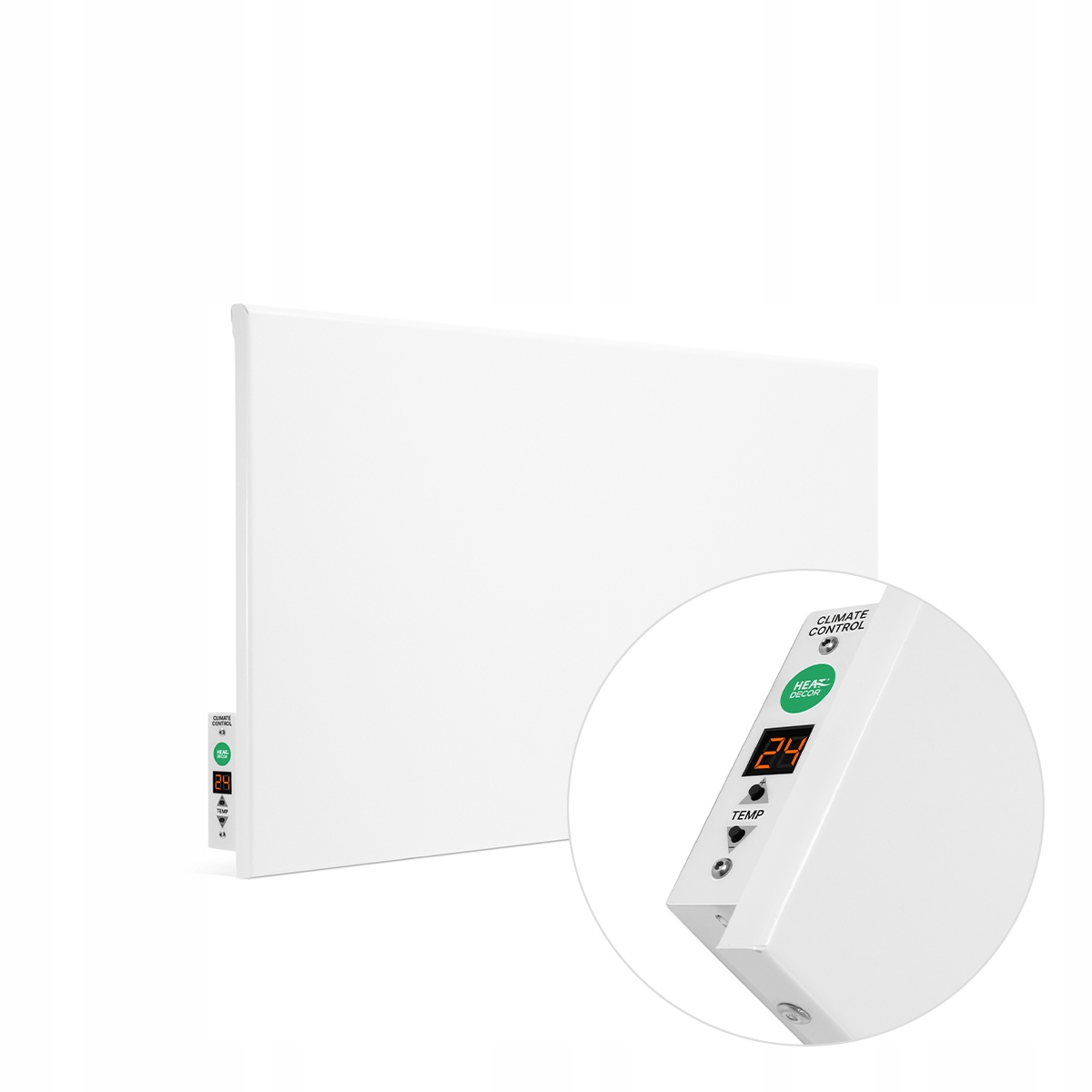 Panel grzewczy na podczerwień grzejnik ogrzewanie 400W termostat