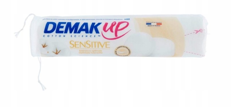 

Demak'up, Sensitive, Waciki higieniczne, 60 sztuk