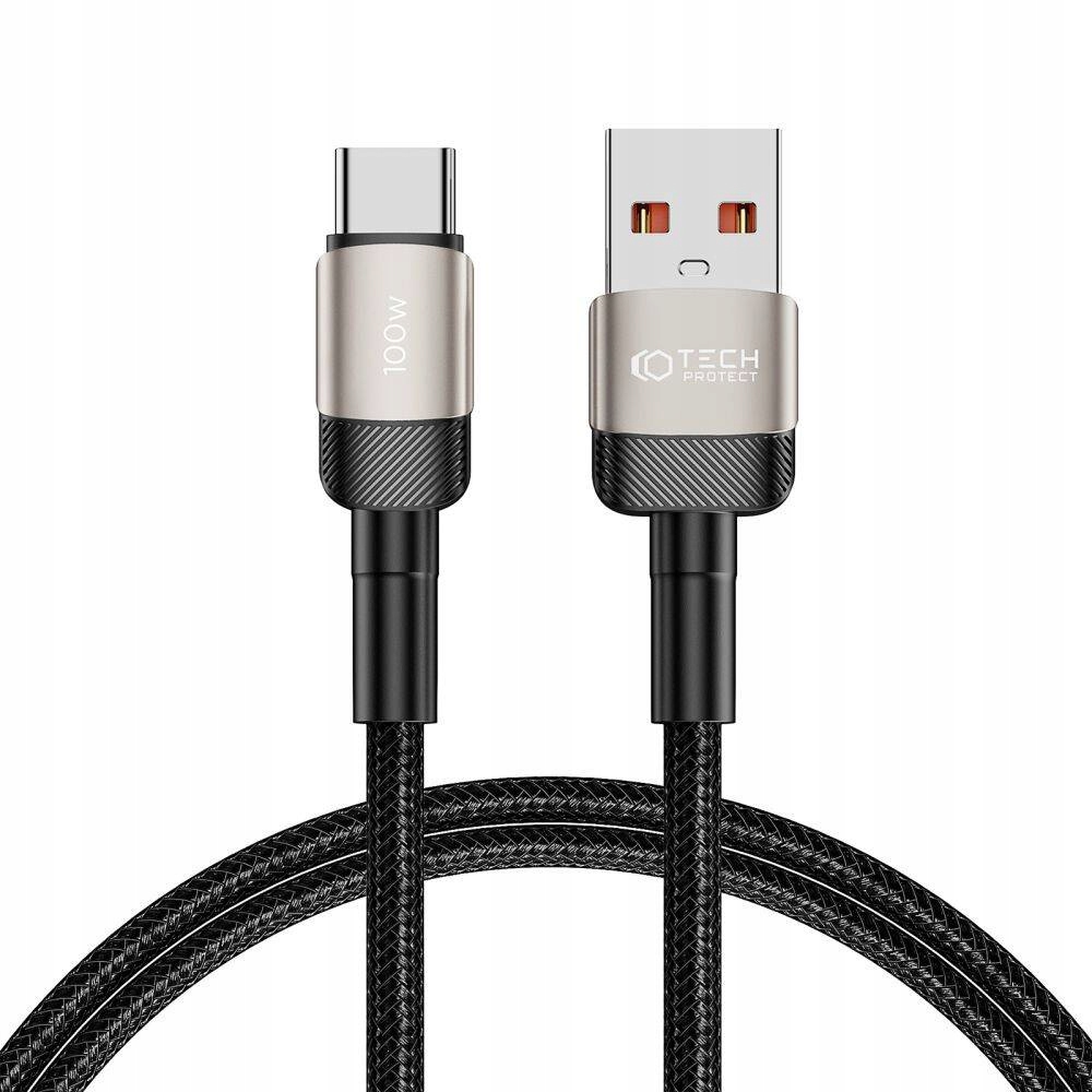 Kabel Usb Usb Typ C 100W 5A 1m Tech-Protect UltraBoost Evo tytanowy