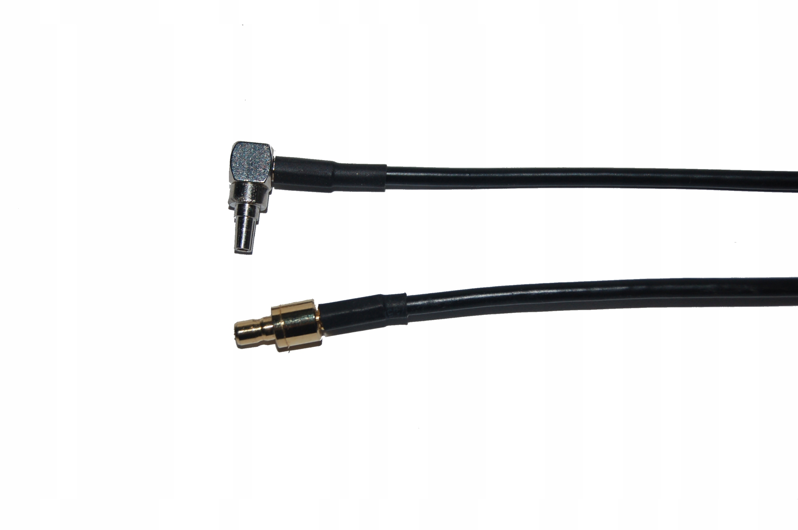 Kabel wtyk MCX prosty wtyk CRC9 kątowy na RG174 linka 1m*