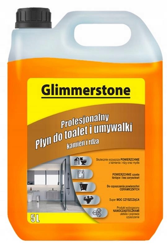 Płyn do WC TOALET KAMIEŃ i RDZA do umywalki 5L DEN