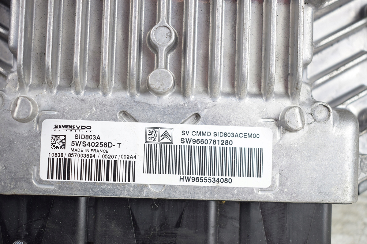 computer control unit CITROEN PEUGEOT 9660781280