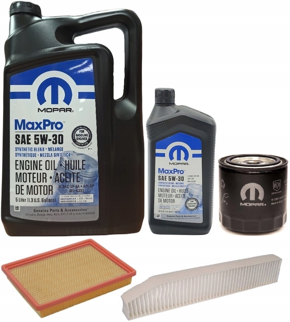 MOPAR 5W30 6L+ FILTRY JEEP WK / WH 4,7 05-06