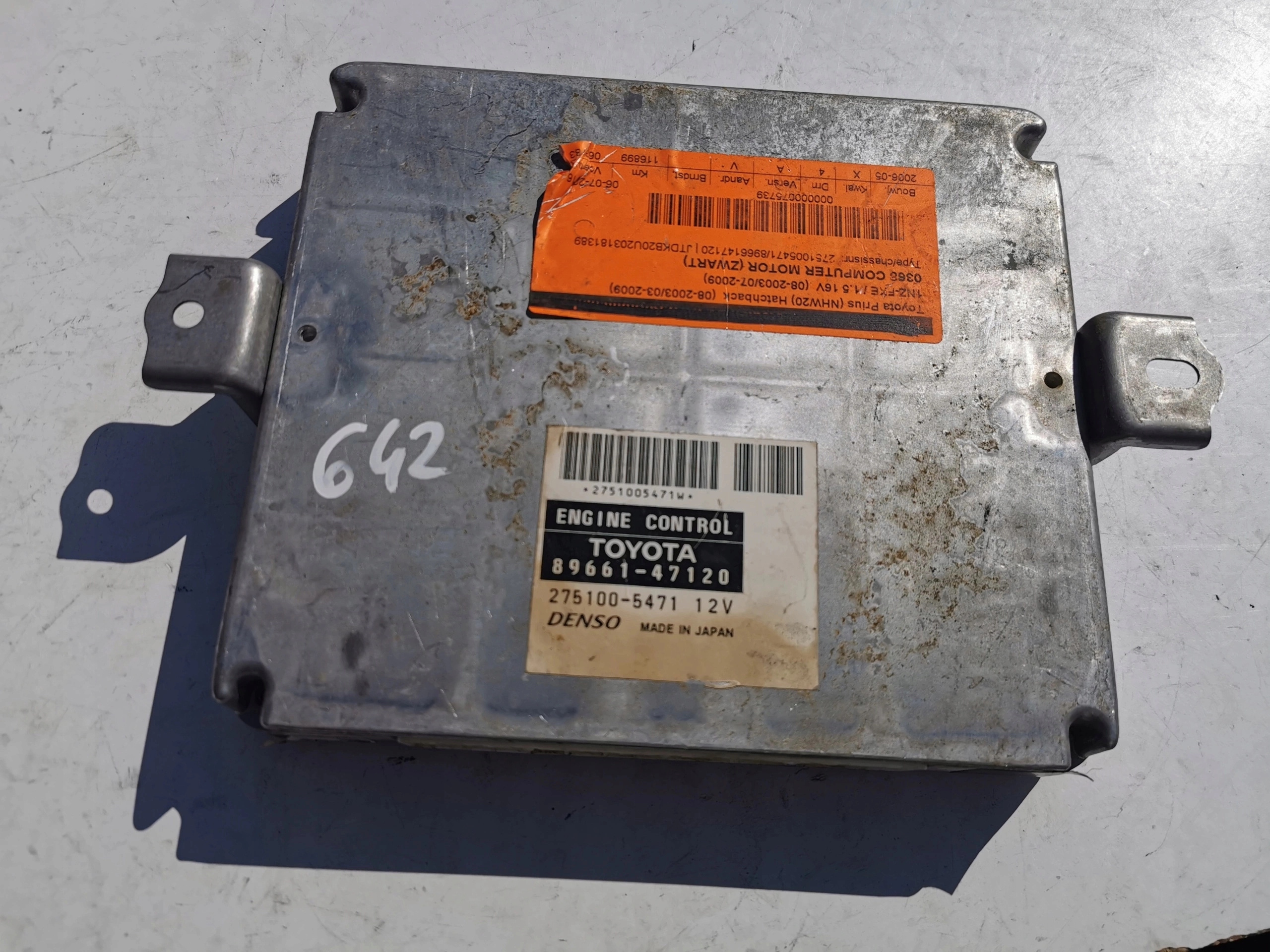 TOYOTA PRIUS 1.5B 89661-47120 275100-5471 Computer