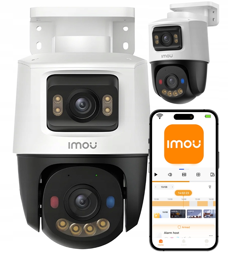 8MPx otočná Ip kamera Imou 10MPX (5MP+5MP) IPC-PS70FP-10M0 PoE Dualna
