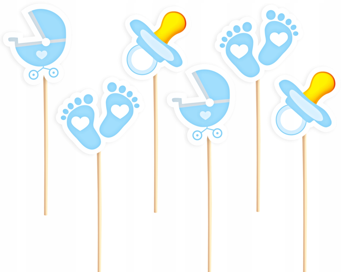 

Pikery Toppery Baby Shower ROCZEK-6 SZTUK-2898