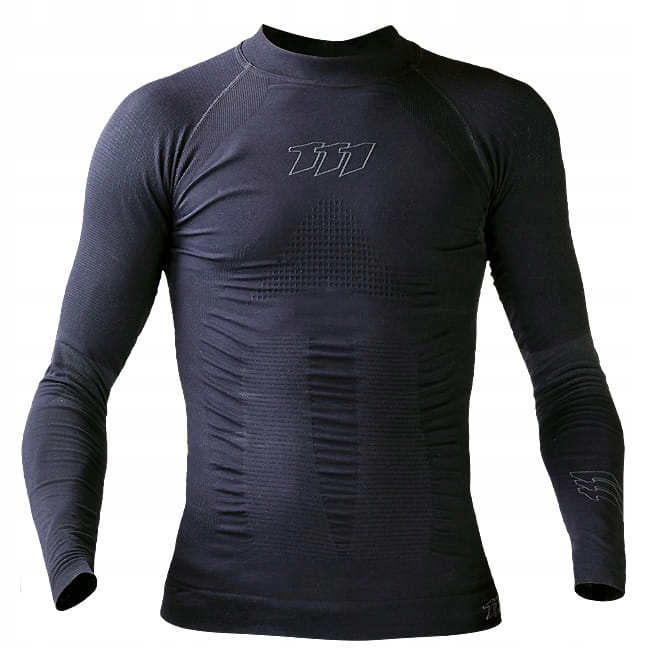 Spodní prádlo s dlouhým rukávem Termoaktivní oblečení Kegel-Błażusiak černé vel. L