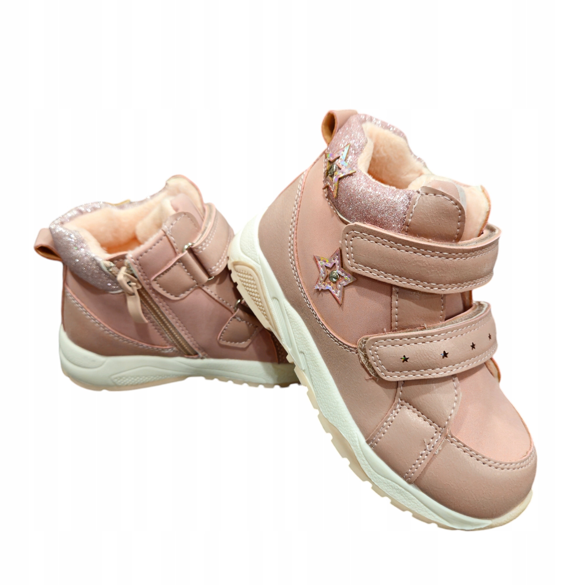 AMERICAN CLUB TRZEWIKI JESIENNE DZIEWCZĘCE BUCIKI NA RZEPY BUTY RÓŻOWE 26 Rozmiar (new) 26