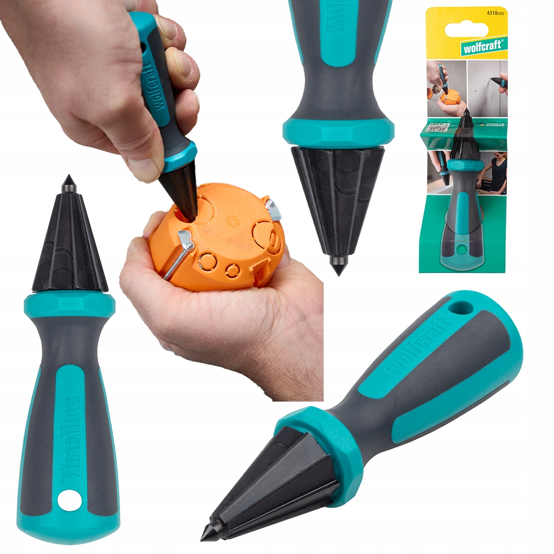 Ręczny wycinak do otworów wolfcraft 4318000