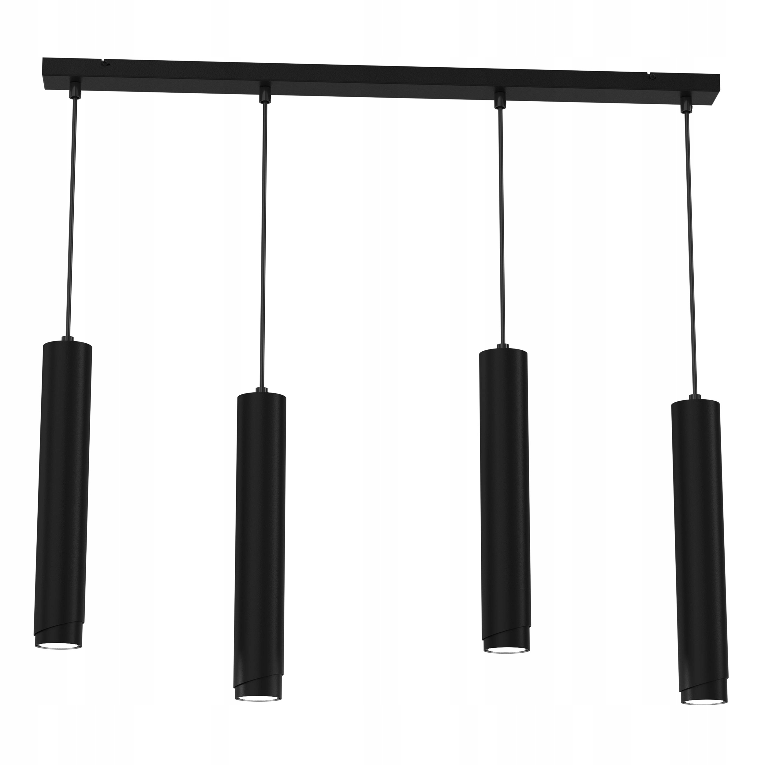 Závěsné Stropní Svítidlo Trubice Metal GU10 Loft Spot Černá Sopel
