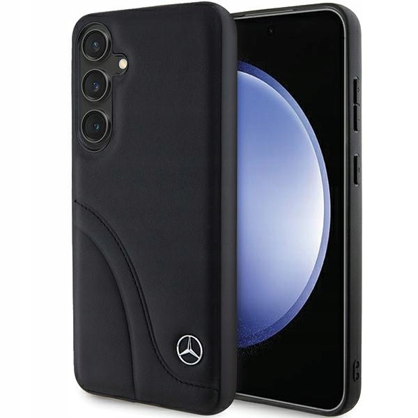 Mercedes Leather pouzdro kryt obal pro Samsung Galaxy S24 5G