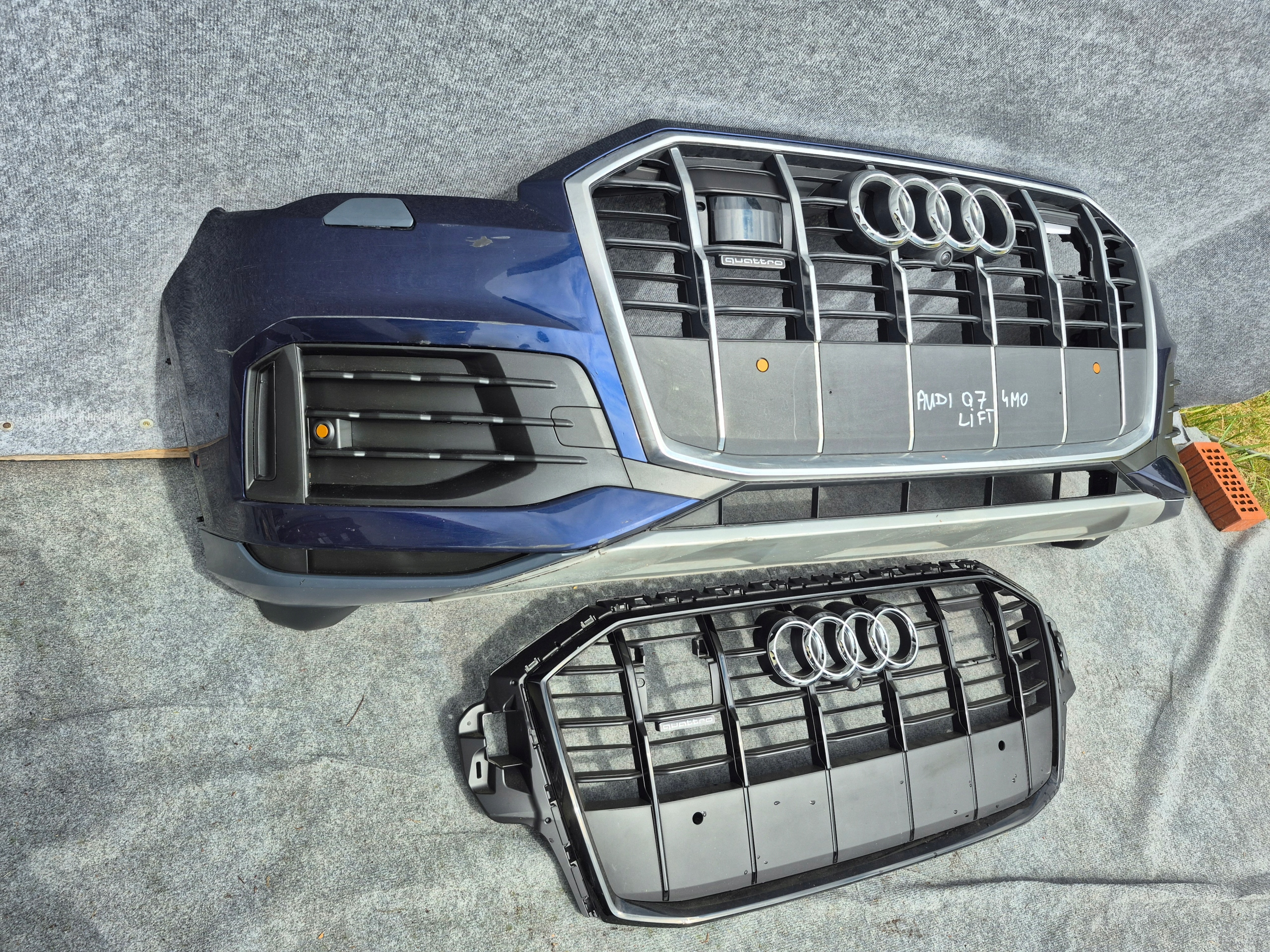 AUDI Q7 4M0 4M LIFT ZDERZAK PRZÓD ZWYKŁY PREMIUM PLUS 2021- Numer katalogowy części 4M0807065Q 4M0807437 walmir548