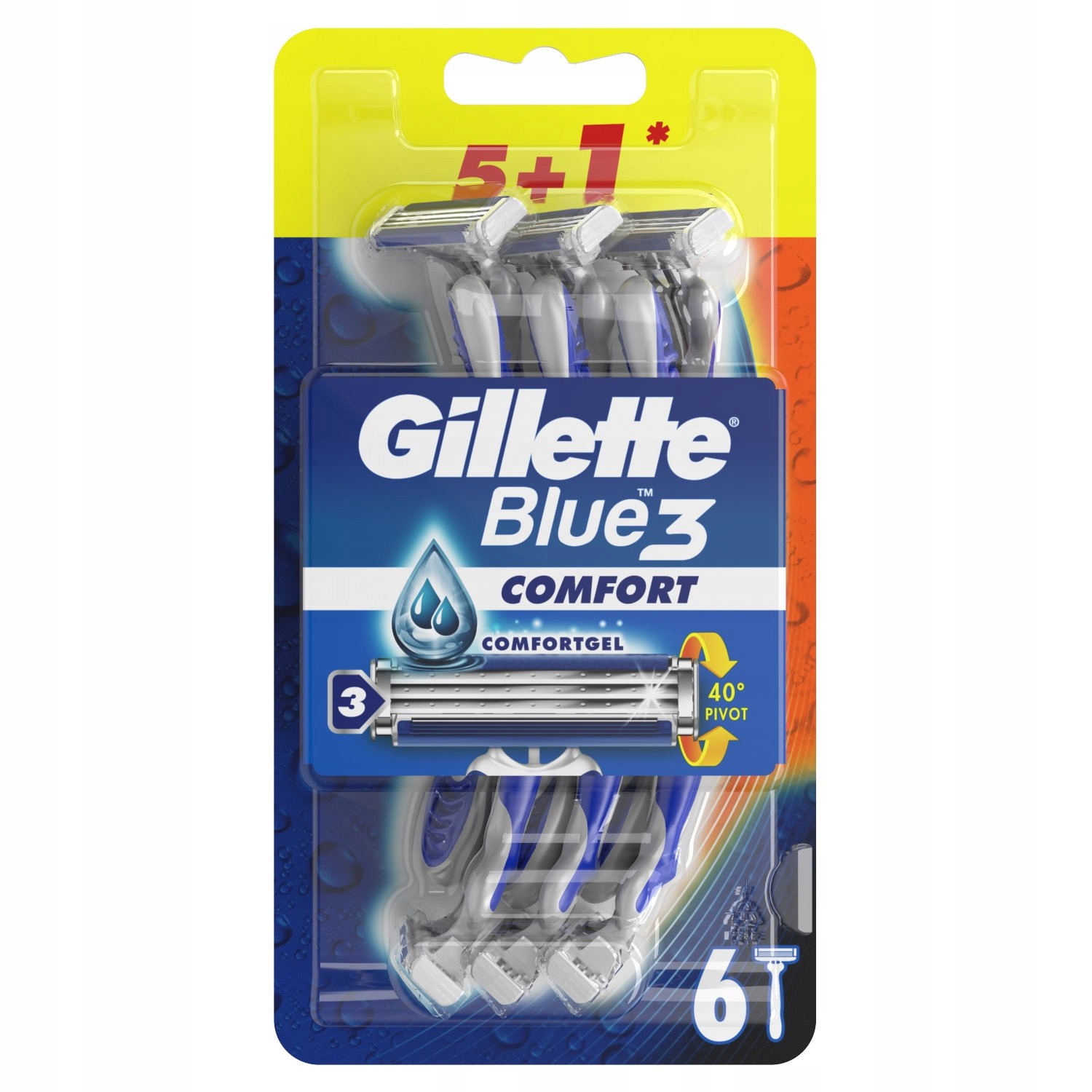 

Gillette BLUE3 Comfort Maszynka Do Golenia 6 szt.