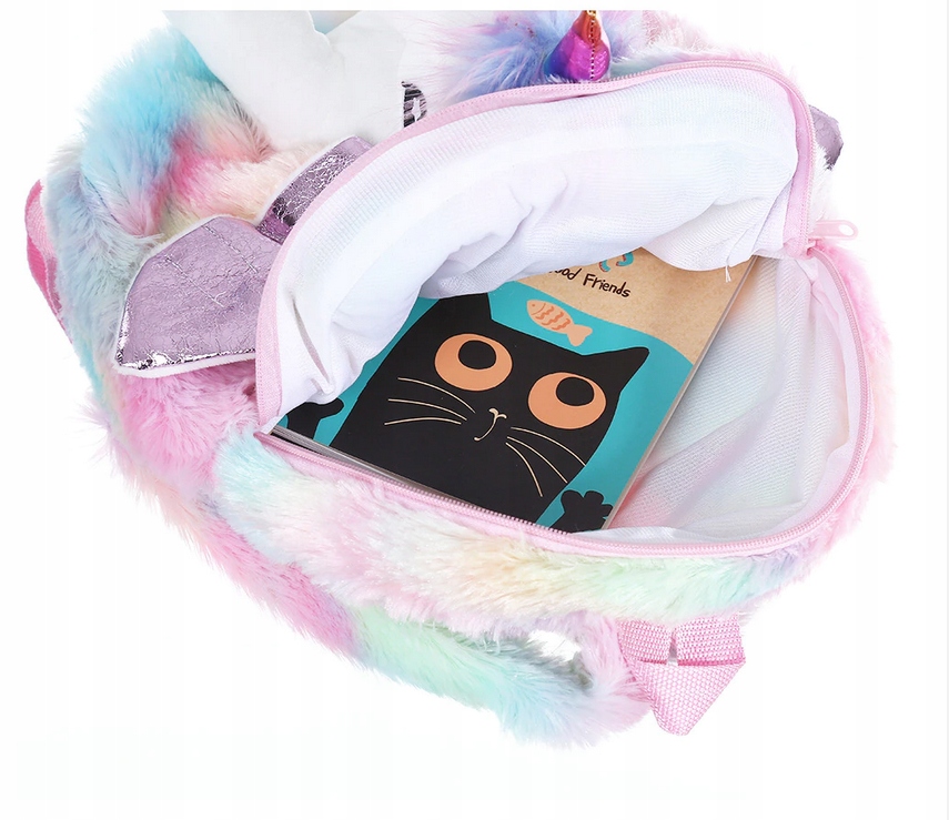 Pluszowy plecak jednorożec przedszkole unicorn Marka bez marki