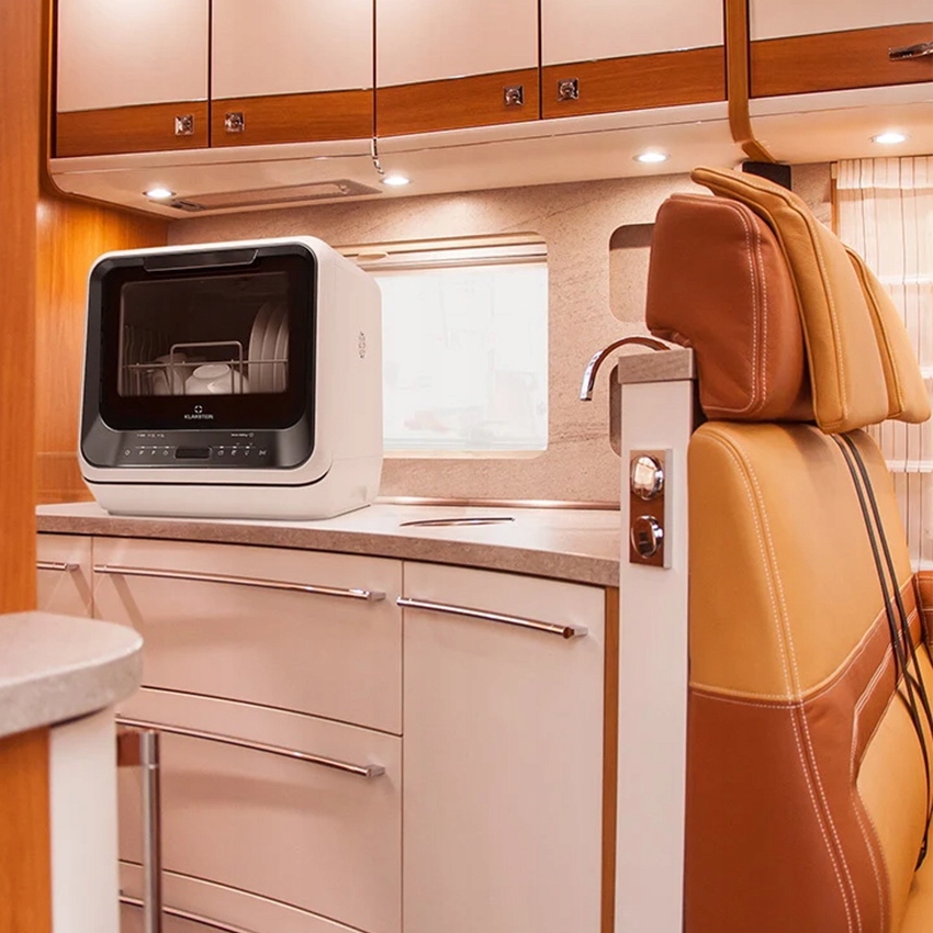 Klarstein Amazonia Mini zmywarka 2 komplety 6 programów LED ekonomiczna Pojemność brak informacji