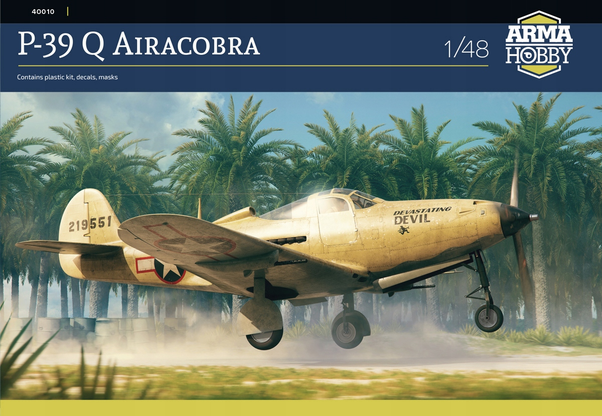 Arma Hobby 40010 P-39Q Airacobra měřítko 1/48