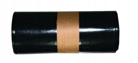 

Worki na gruz, czarne mocne 160l 10szt 70my