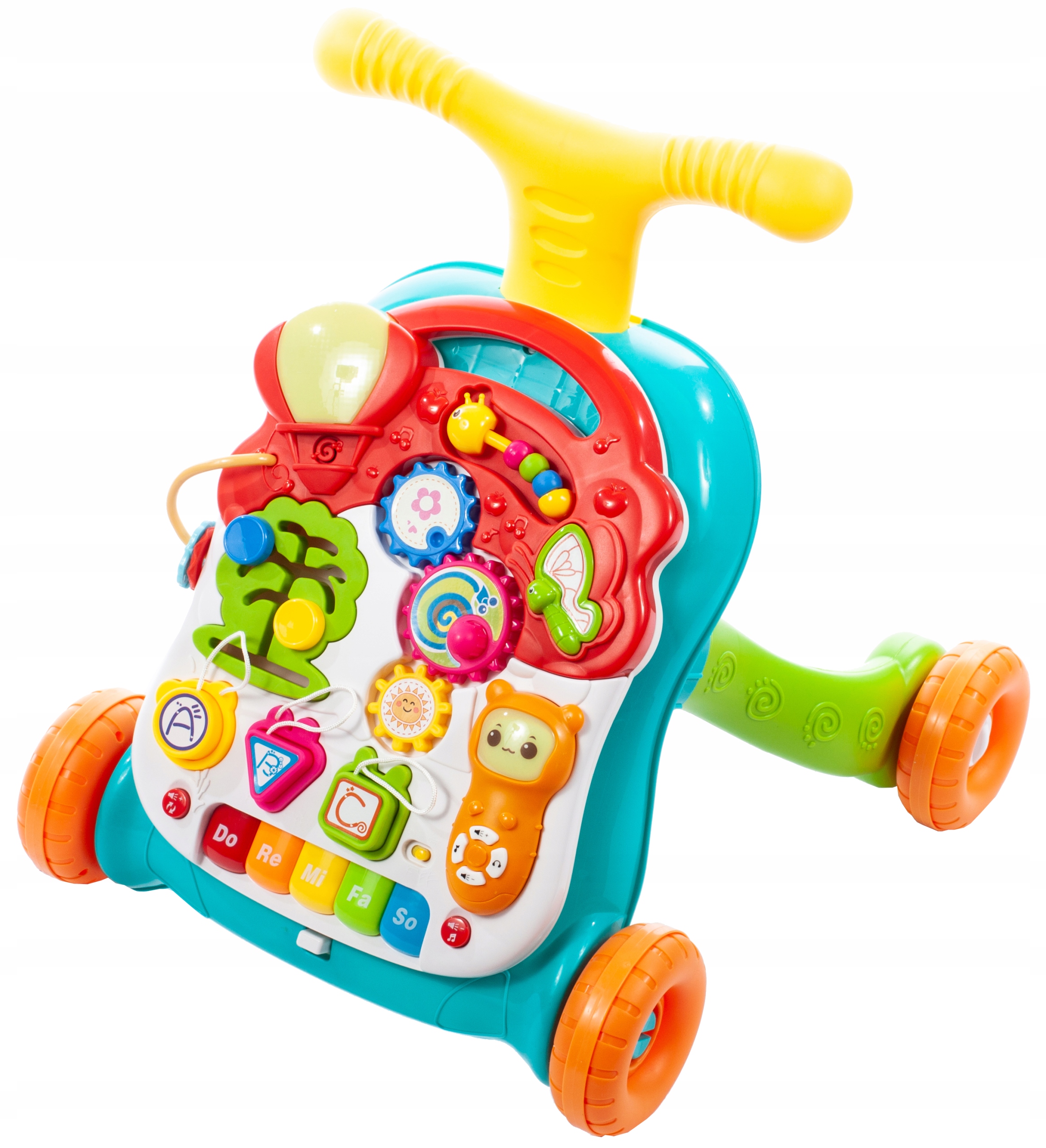 CHODZIK PCHACZ INTERAKTYWNY STOLIK EDUKACYJNY 5w1 Kolor dominujący wielokolorowy