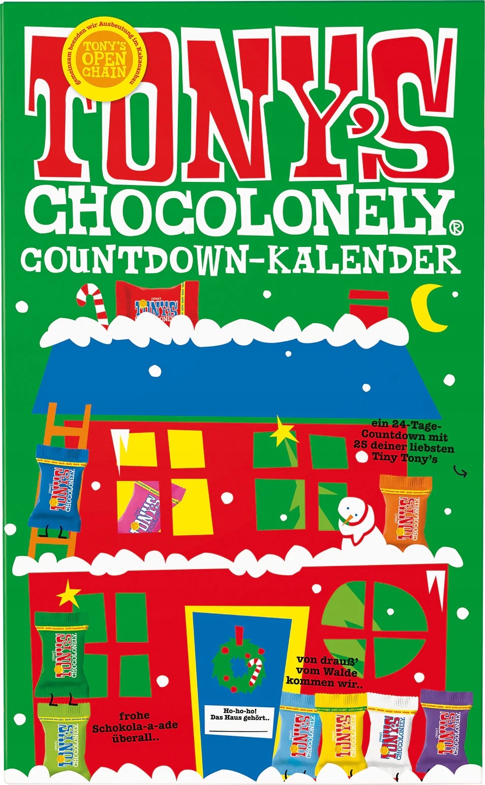 Tony's Chocolonely kalendarz adwentowy 225g De