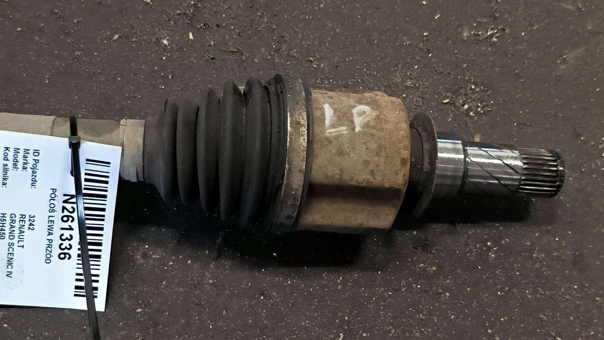 semi-axis left front 1.3 RENAULT GRAND SCENIC IV