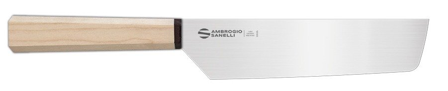 Japonský nôž na zeleninu Sekáčik Nakiri na sekanie Sanelli Hexagon 18 cm