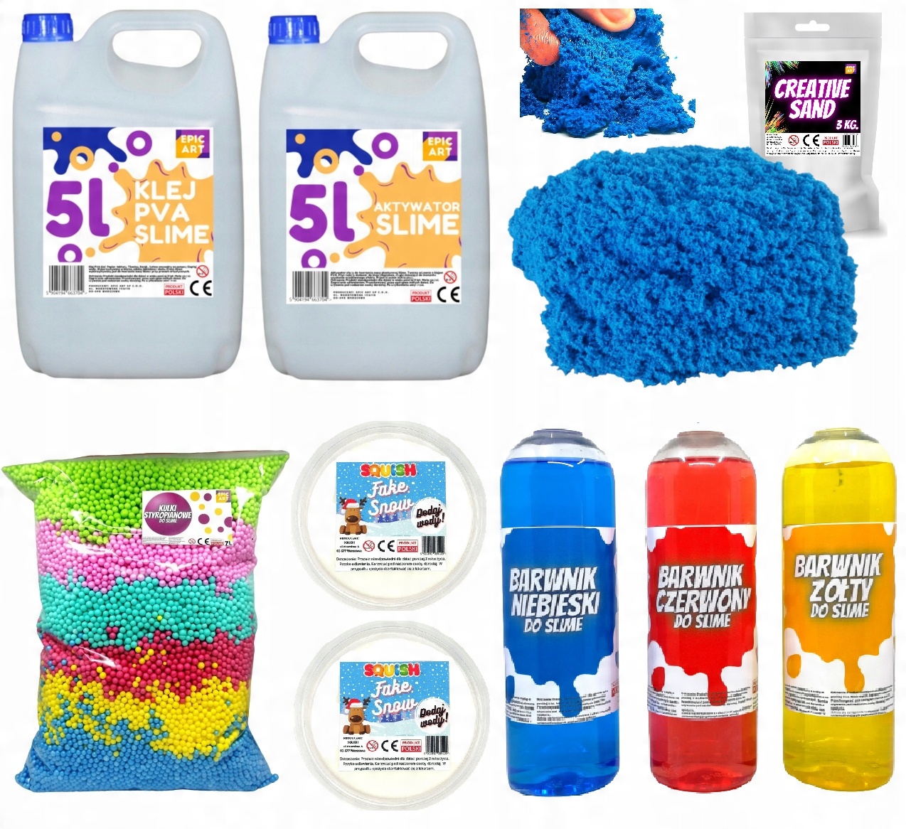 

Zestaw Slime Animacje i Warsztaty 14 kg!