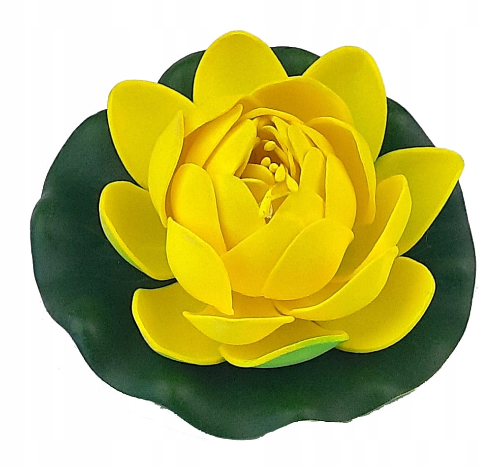 

Lilia Wodna Do Oczka Sztuczna Żółta 11cm Alabaster