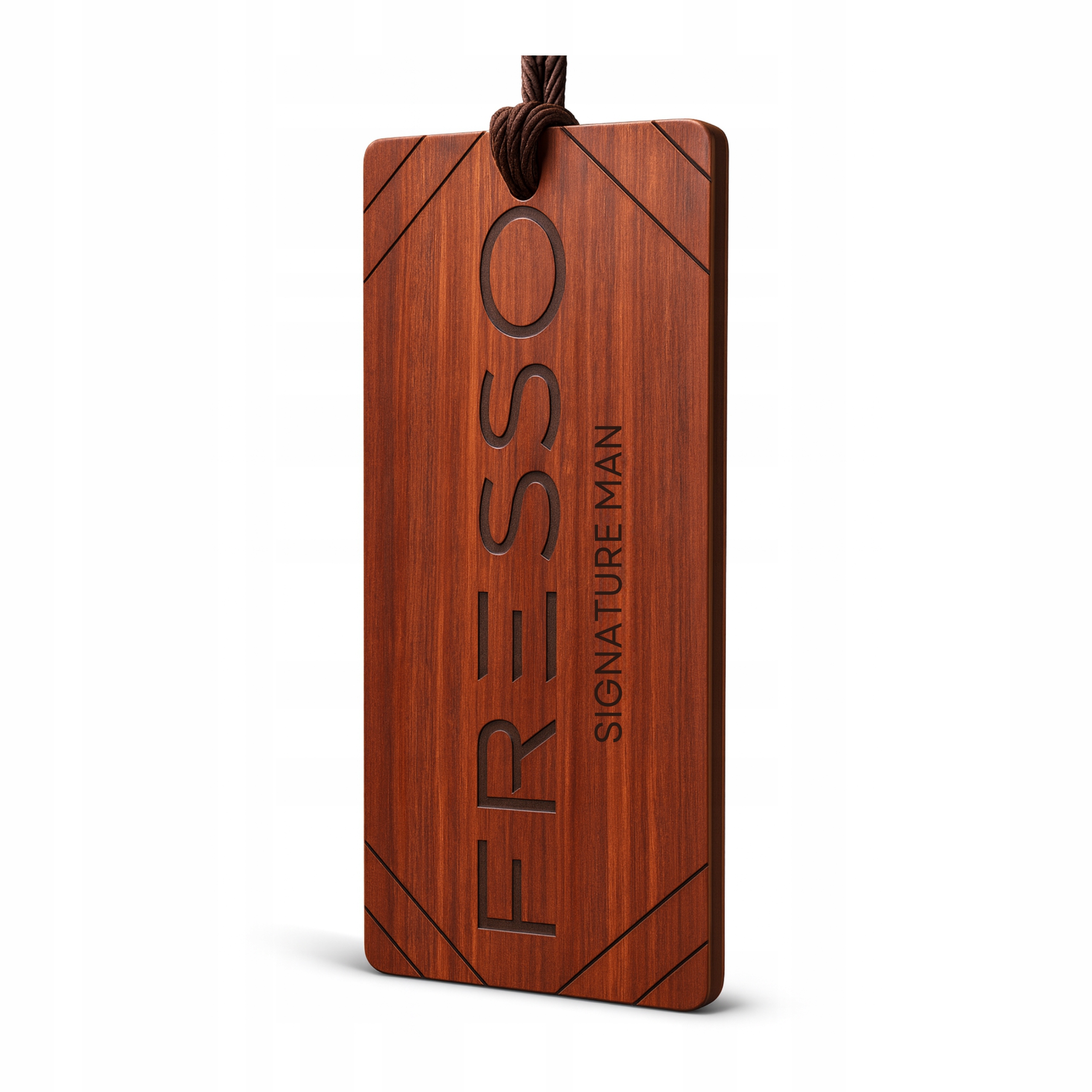 Fresso Signature Man drewniana zawieszka zapachowa do samochodu