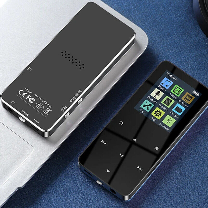 ODTWARZACZ MP3 MP4 16GB BLUETOOTH 5.0 Z KOLOROWYM EKRANEM ODTWARZACZ MUZYKI Komunikacja Bluetooth