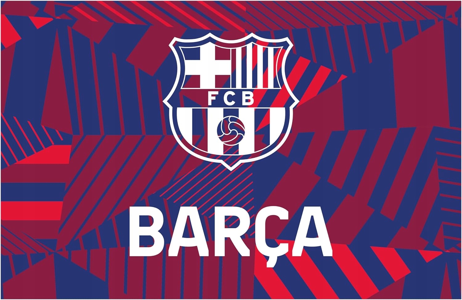 Oficjalnie licencjonowana flaga Fc Barcelona 150 x 100 cm Hologram Barca