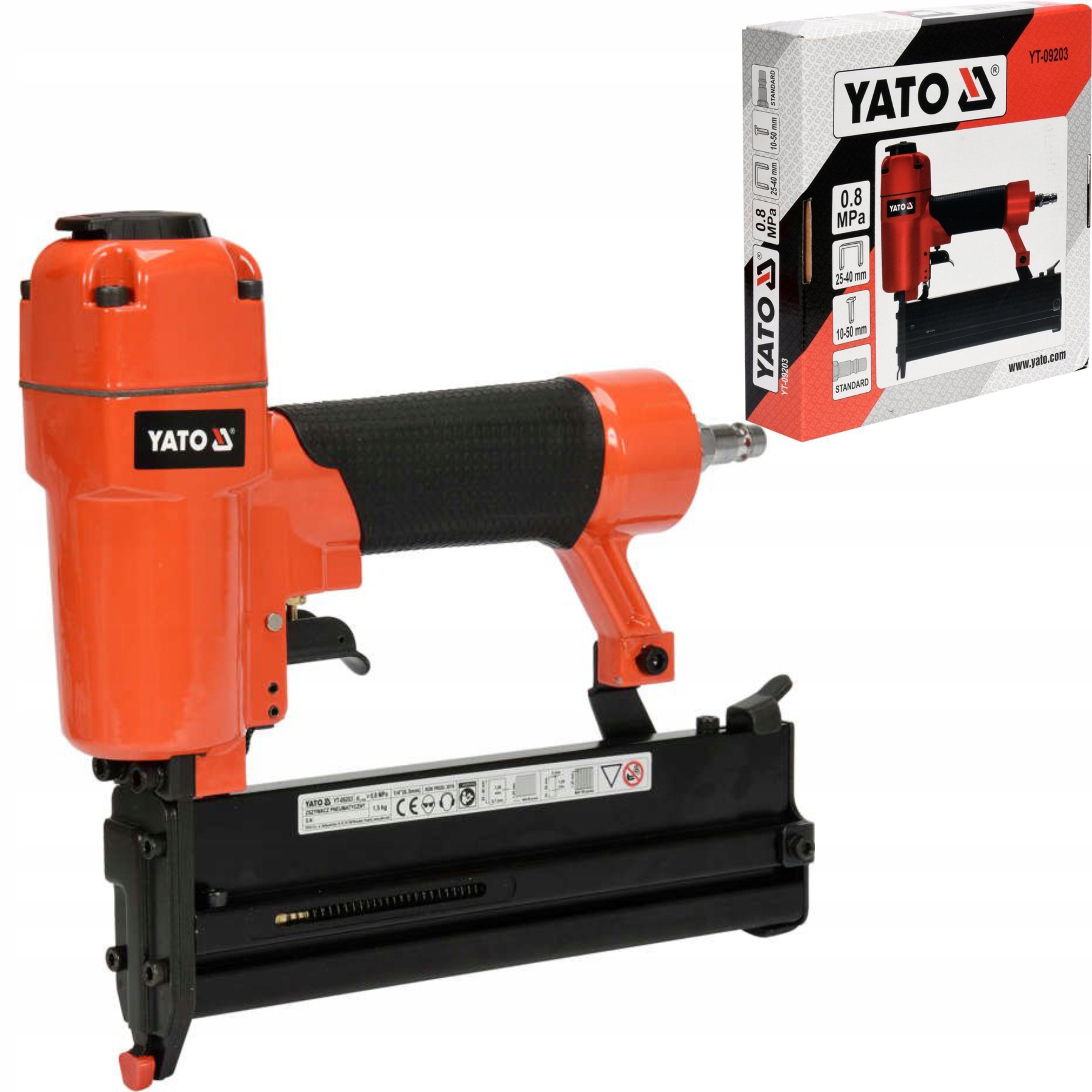 ZSZYWACZ PROFESJONALNY PNEUMATYCZNY TAKER ZSZYWKI GWOŹDZIE YATO Marka Yato